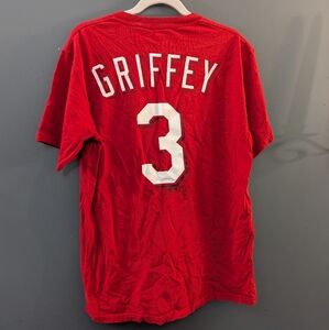 Vintage Red Griffey Jersey T-Shirt Unisex Size Medium